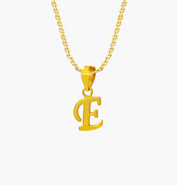 The Elegant E Pendant